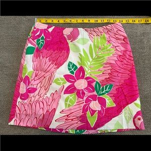 Vintage Lilly Pulitzer Ports of Caw Parrot 🦜 Skirt 2‎
